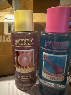 PINK Bubblegum Beach + Blue Crush Body Mist Duo